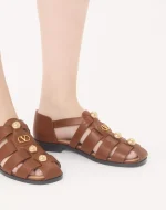 Valentino Vlogo Signature Calfskin Fisherman Sandal 20Mm - Image 7